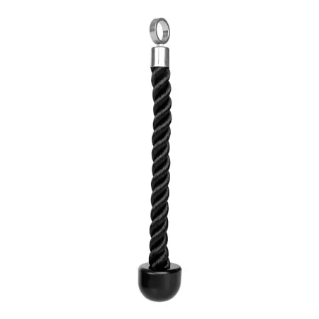 Trizepsseil einfach, schwarz, 40 cm