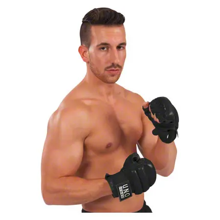 U.N.O. Sports Ballhandschuh Black Combat, Gr. M, Paar