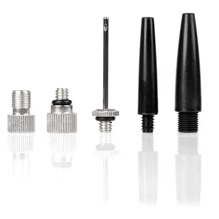 Universal Ventil-Set 5-tlg., 1x Nadelventil, 2x Kegelventil, 2x Ventiladapter
