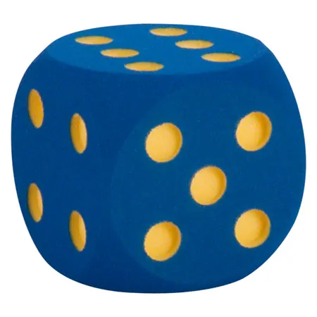 VOLLEY Schaumstoffwrfel unbeschichtet, 16x16x16 cm
