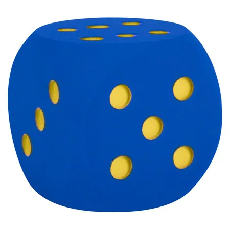 VOLLEY Schaumstoffwrfel unbeschichtet, 30x30x30 cm