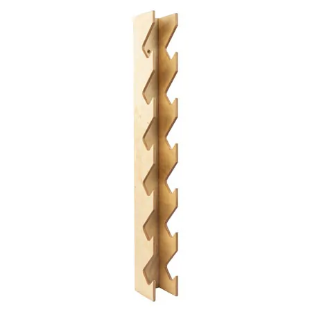 Wandhalterung aus Holz fr Fausthanteln