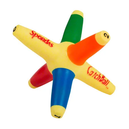 Wurf-und Fangspiel Catch Ball,  Mitte 8 cm, Fangarme 11 cm, 220 g