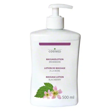 cosiMed Massagelotion Brombeere mit Druckspender, 500 ml