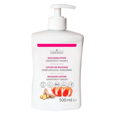 cosiMed Massagelotion Grapefruit- Ingwer mit Druckspender, 500 ml