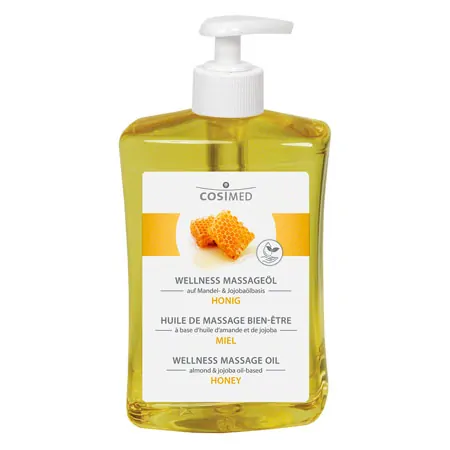 cosiMed Wellness-Massagel Honig mit Druckspender, 500 ml