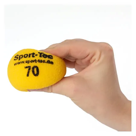 Schaumstoffball unbeschichtet,  7 cm, gelb
