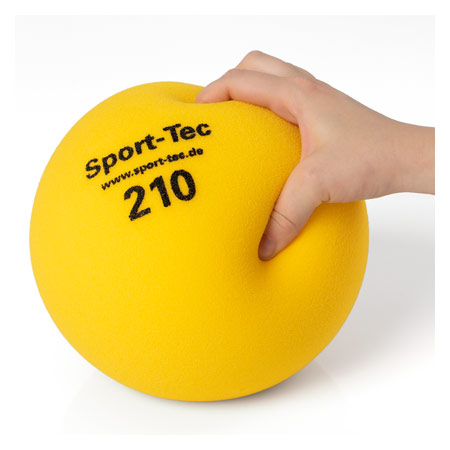 Schaumstoffball unbeschichtet, Ø 21 cm, gelb
