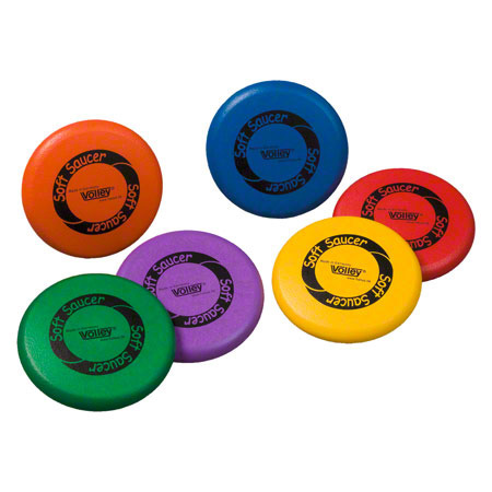 VOLLEY Schaumstoff-Wurfscheibe ELE'Soft Saucer mit Elefantenhaut, Ø 25 cm