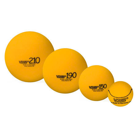 VOLLEY Schaumstoffball unbeschichtet, Ø 15 cm, gelb