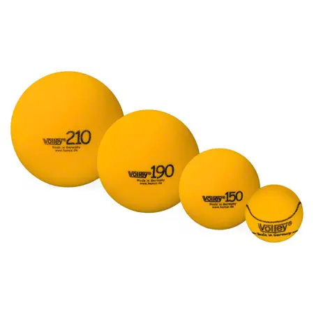 VOLLEY Schaumstoffball unbeschichtet,  21 cm, gelb