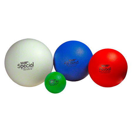 VOLLEY Schaumstoffball mit Elefantenhaut, Ø 16 cm, rot