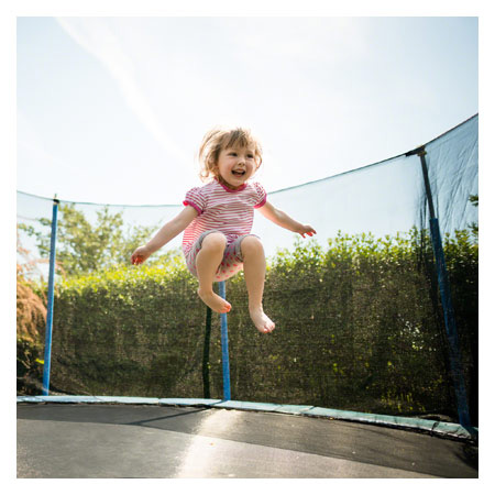 Gartentrampolin 37 Set, Trampolin ø 3,7 m inkl. Sicherheitsnetz