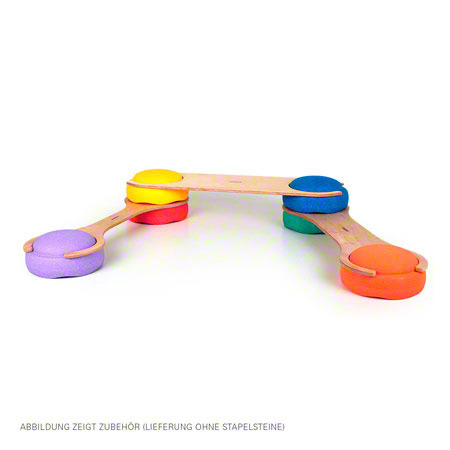 Balanciersteg-Set für Stapelbausteine, 3-tlg.