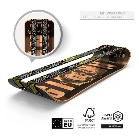 GIBBON Giboard-Set Caesar JIB, Doppelte Slackline