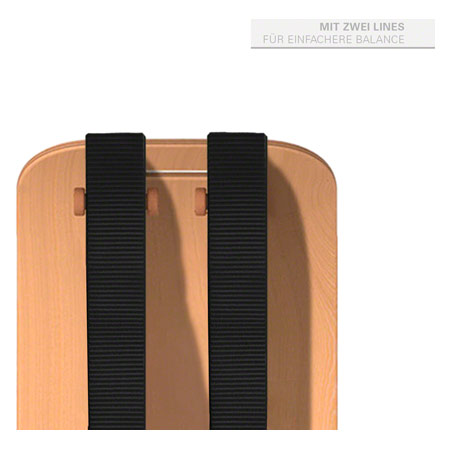 GIBBON Giboard-Set Active Black, Doppelte Slackline