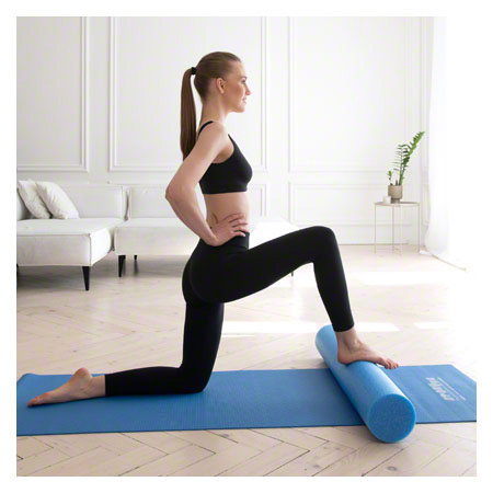 Yoga Rolle, ø 15 cm x 90 cm, blau