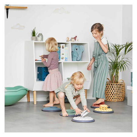 Gonge Hügelkuppen-Set Nordic + Taktile Scheiben-Set Nordic, 13-tlg.