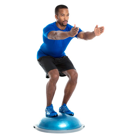 BOSU Ball Balancetrainer Pro, Ø 65 cm, blau