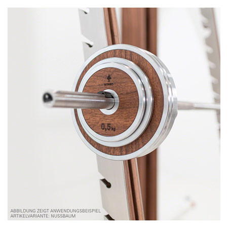 NOHRD SquatRack ausklappbare Hantelablage Esche