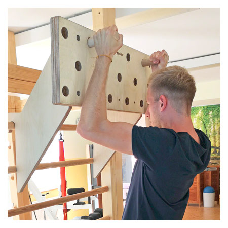 Pedalo Kletter-Trainingsboard, 82x30x4 cm, inkl. Adapter für Sprossenwand