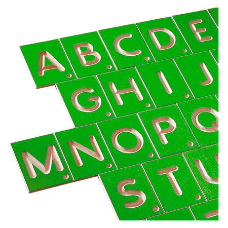 Lernspiel Großbuchstaben aus Holz, 29-tlg.