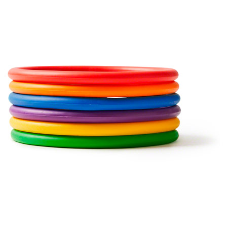 Gonge Koordinationsset,19-tlg. Fluss-Steine, Balance-Weg, Activity Rings