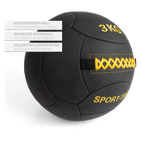 Sport-Tec Wall-Ball-Set Robusta, 3-15 kg, 5-tlg.