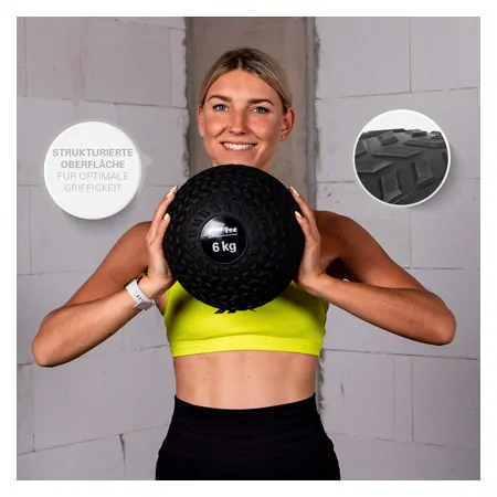 Sport-Tec Slamball  23 cm, 4 kg, schwarz
