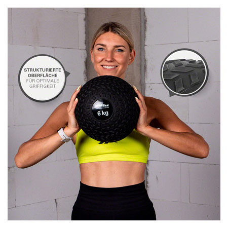 Sport-Tec Slamball ø 23 cm, 6 kg, schwarz