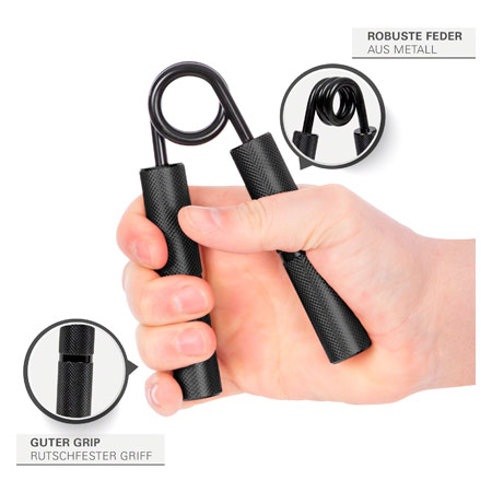 Sport-Tec Handtrainer, 250 lbs / 114 kg, schwarz