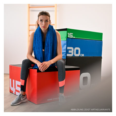 Sport-Tec Sprungtrainer Soft Plyo Box, 45 cm, stapelbar,