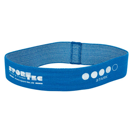 Sport-Tec Fitness-Loop aus Textil, 32x5,8 cm, stark, blau