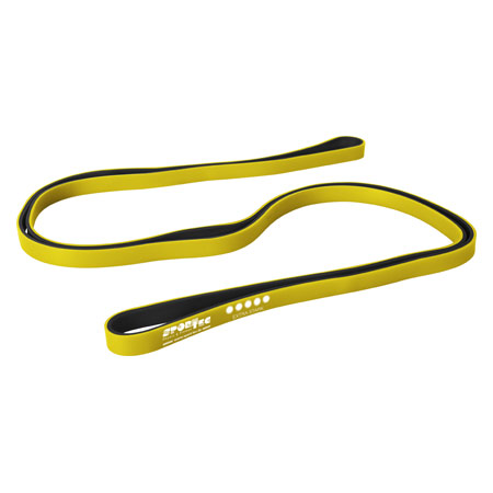 Sport-Tec Powerband aus Latex, 208x1,3 cm, extra leicht, gelb