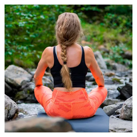 AIREX® Yoga Matte CALYANA Start, LxBxH 185x65x0,5 cm, ozeanblau