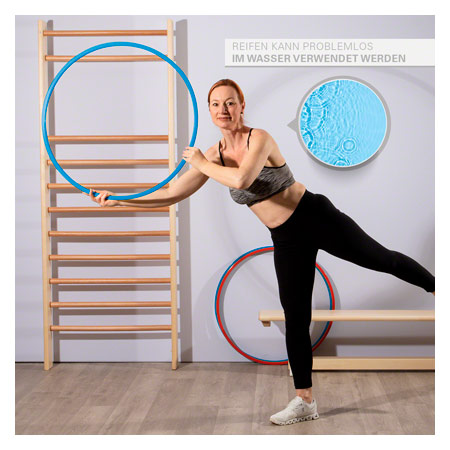 Gymnastikreifen aus Kunststoff, ø 60 cm, 300 g