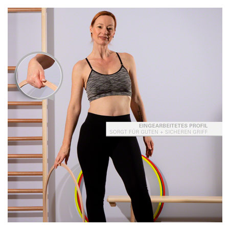 Gymnastikreifen aus Holz, ø 80 cm, 360 g