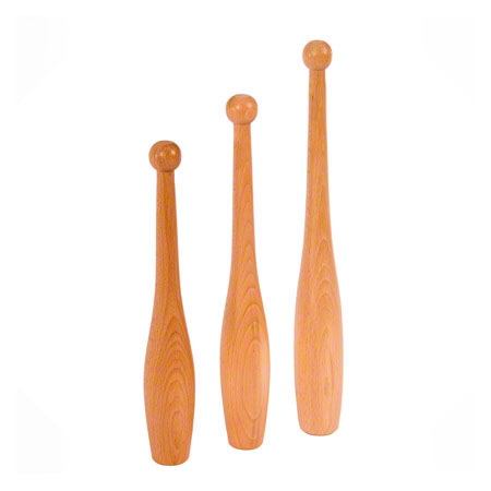 Turnkeule aus Hartholz, 2er-Set, 36 cm