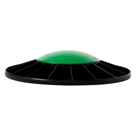 TOGU Balance Board, ø 40 cm, mittel, schwarz/grün