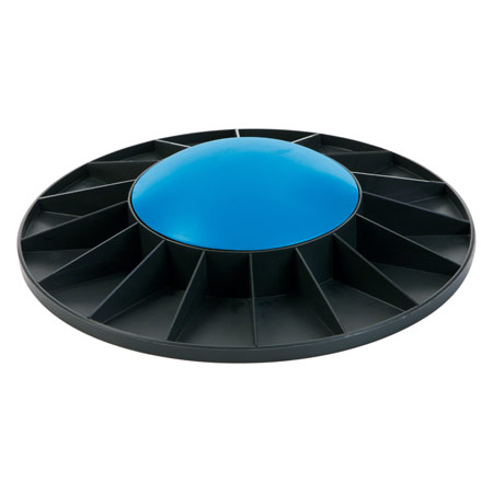 TOGU Balance Board, ø 40 cm, schwer, schwarz/blau