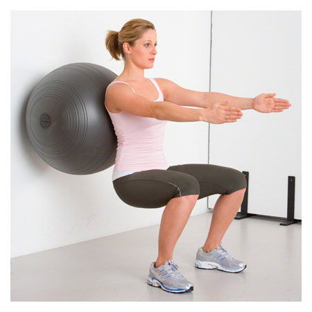 TOGU Gymnastikball Powerball Challenge ABS, ø 55-65 cm, silber-grau