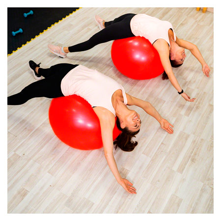 PEZZI Gymnastikball, Ø 75 cm, rot
