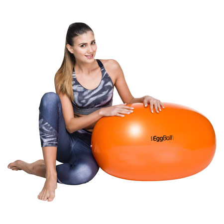 PEZZI Therapierolle Eggball, Ø 55 cm x 80 cm, orange