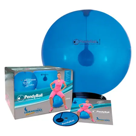 PEZZI Gymnastikball PendyBall, 4 kg Pendel,  75 cm, blau