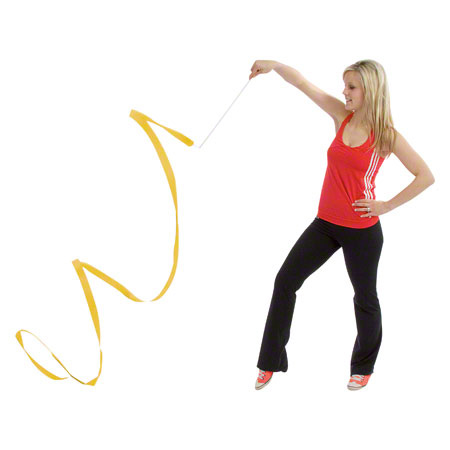 Gymnastikband mit Stab, 4 m