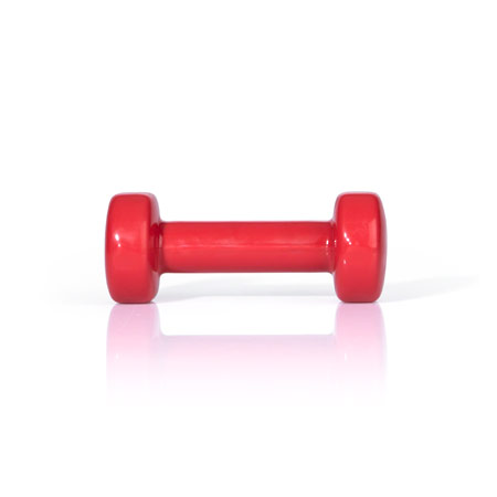 Fausthantel, 1 kg, rot, Stück