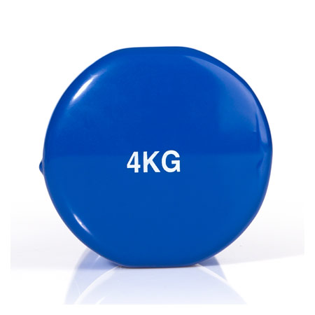 Fausthantel, 4 kg, blau, Stück