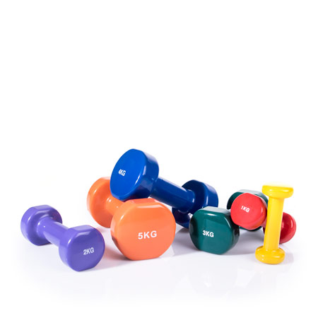 Fausthantel, 4 kg, blau, Stück
