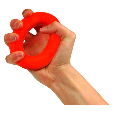 Power Grip Handtrainer, ø 9 cm, rot, schwer