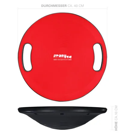 Sport-Tec Balance Board mit Griffen,  40 cm